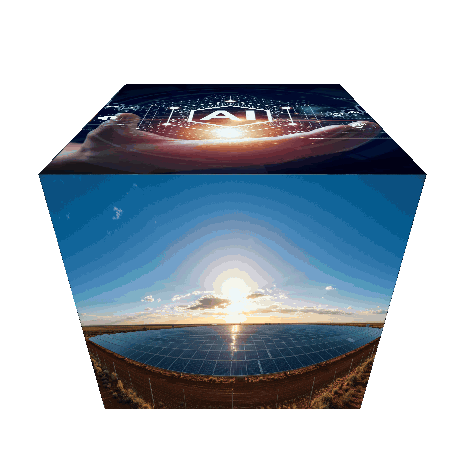 Animated Rotating GGM Cube